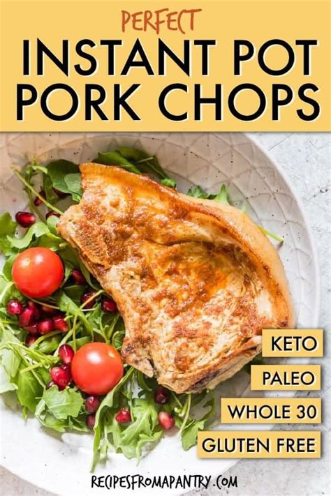 Instant pot pork chop e pot meal take a look at these incredible frozen pork chops in instant pot as well as allow us know. Instant Pot Pork Chops From Fresh or Frozen | Recipes From A Pantry