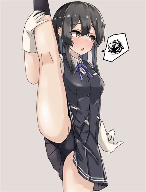 Wasumi Kei Oyashio Kancolle Kantai Collection Commentary Request Highres 1girl Black