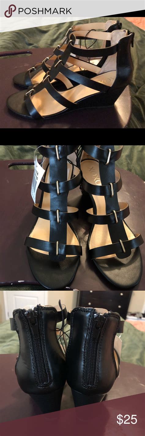 XOXO SANDALS These XOXO Black Sandals Are Brand New Never Worn