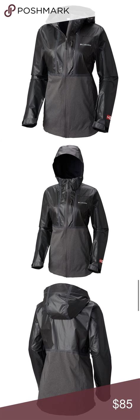 Columbia Outdry Hybrid Rain Coat Rain Jacket Nwt Rain