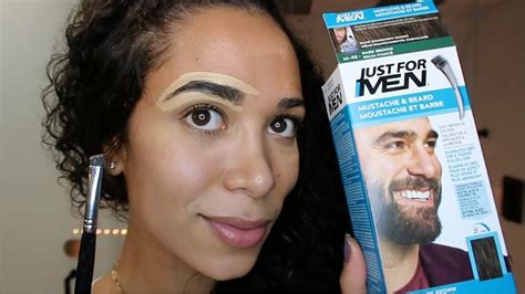 Eyebrow Hack How To Tint Your Eyebrows At Home Using Just For Men
