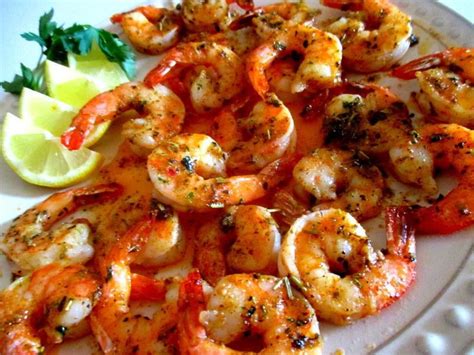 ~ Spicy Herb Broiled Shrimp ~ Recipe Just A Pinch Recipes