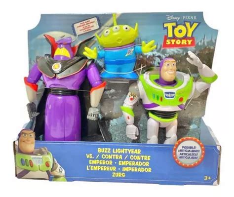 Set Buzz Lightyear Vs Emperador Zurg Toy Story 600k Meses Sin Intereses