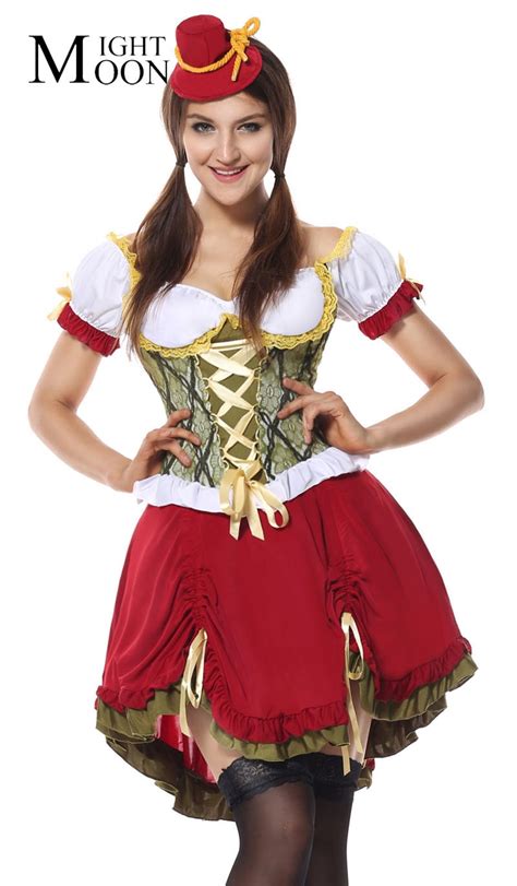 Buy Moonight Sexy Women Oktoberfest Costume Beer Girl Carnival Wench Beer