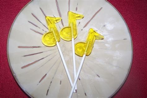 10 Music Note Lollipop Sucker Party Favor Song Guitar Etsy