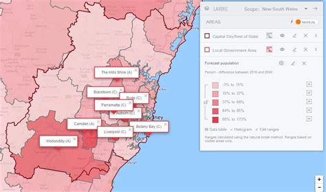 Lga Map Sydney Forecasting The Future Of Nsw Where Will Population