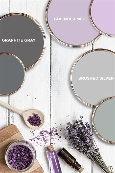 What Paint Colors Are The Best Fit For Lavender Mist Brushed Silver