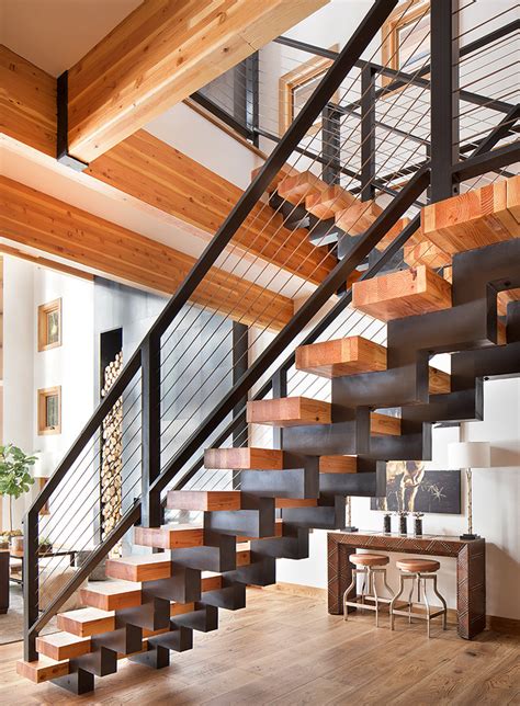 Indigo Lake House Rustic Staircase Other By Stillwater