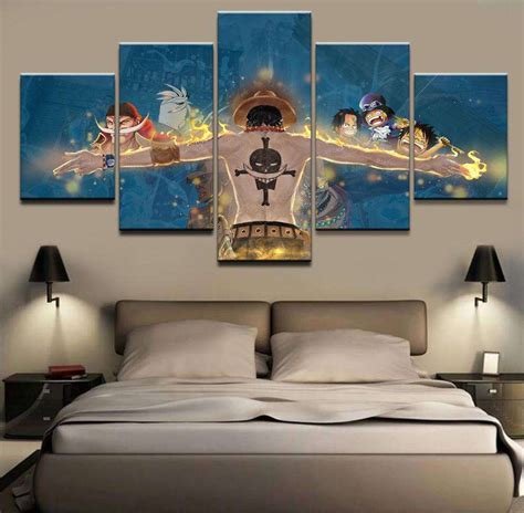 We have two outstanding heroes, let them perform the mission together. Décoration murale en 5 pièces One Piece Ace Destiny