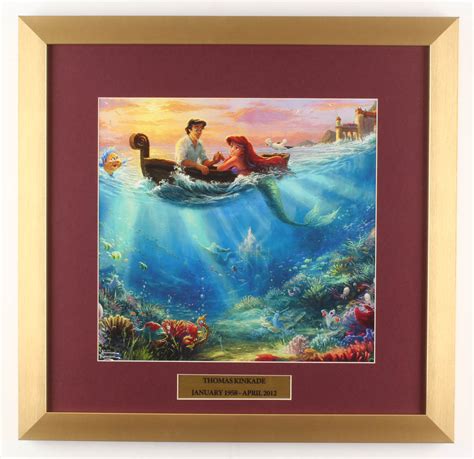 Thomas Kinkade Walt Disneys The Little Mermaid 175x18 Custom Framed
