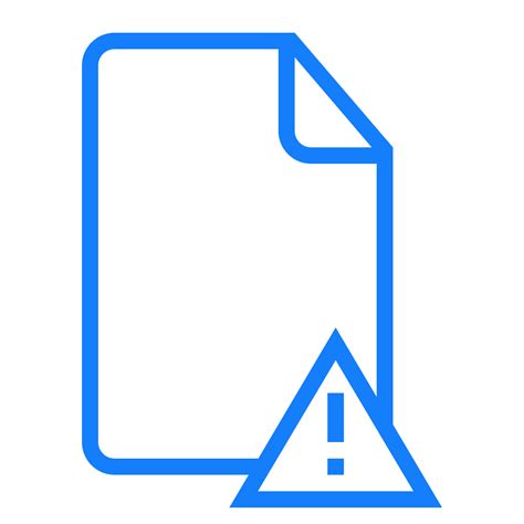 Document Error Icon Free Download On Iconfinder