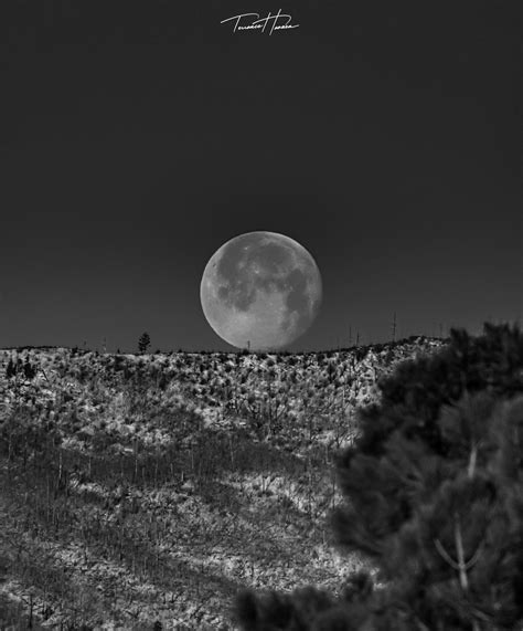 Worm Moon Sets Behind Jemez Mountains Saturday Morning Los Alamos