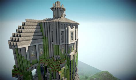 The Eyrie Castle On A Mountain Minecraft Project