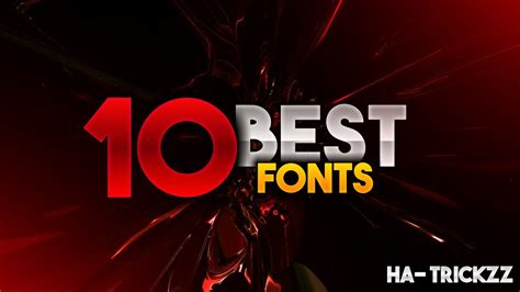 Best Fonts For Gfx Designers And Gamers 10 Best Fonts For Designers