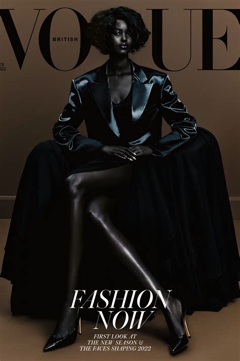 British Vogues February Cover Celebrates The Rise Of The African Model British Vogue
