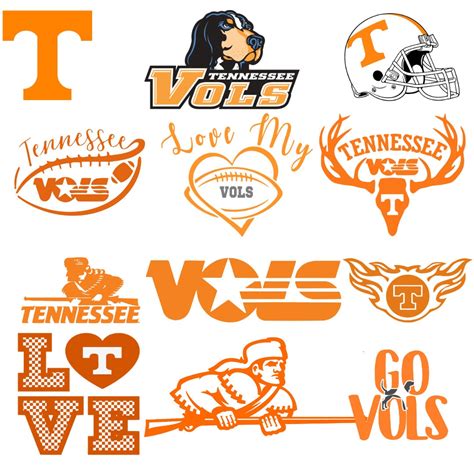 Tennessee Vols Svg Tennessee Vols Football Team Svg State Etsy