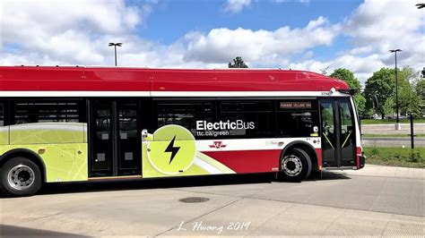 Toronto TTC New Flyer Xcelsior Electric Bus St Day Of Service On Jane YouTube