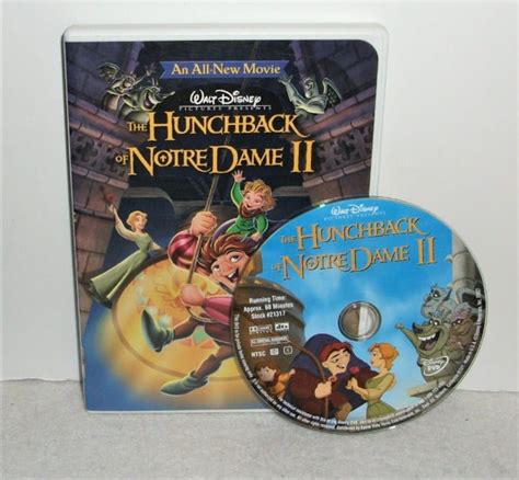 Disney The Hunchback Of Notre Dame 2 Dvd Etsy