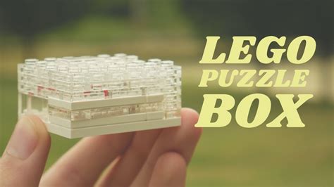 Lego Clear Puzzle Box With Tutorial Youtube