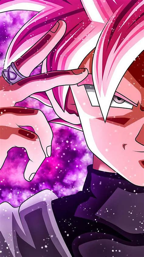 Goku Black Rose Half Face Animated Manga Hd Phone Wallpaper Peakpx