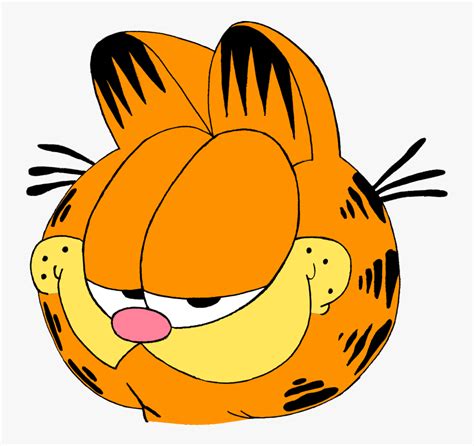 Garfield Face Png Free Transparent Clipart Clipartkey