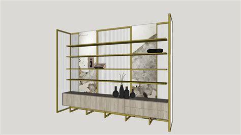 Luxury Bookcasedisplay 3d Warehouse