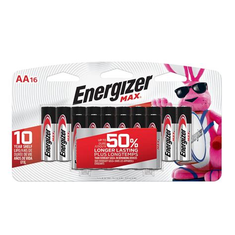 Energizer® Aa Alkaline Batteries 16 Pack Academy