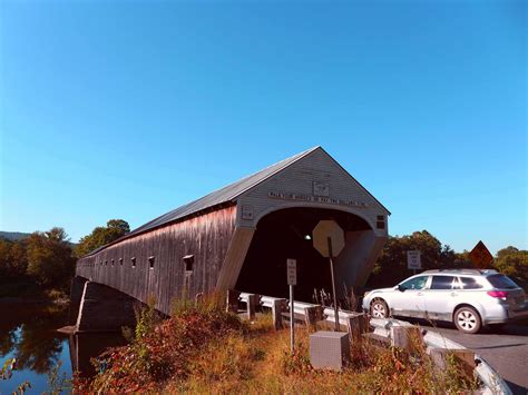 The Cornish Windsor Covered Bridge Near Hanover New Hampshire Is The