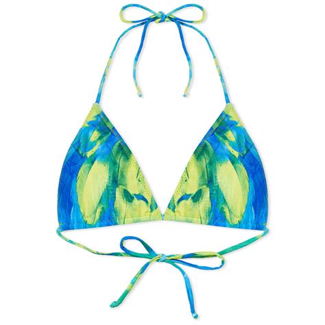 Melissa Simone Enita Micro String Bikini Top Blue Green End Es