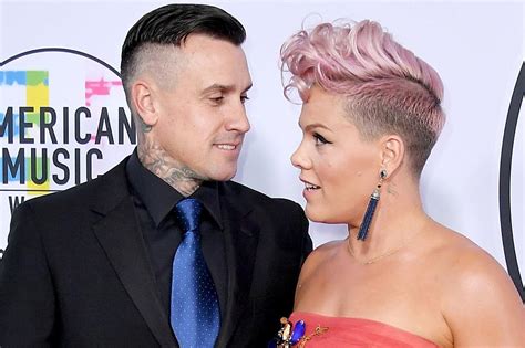How Carey Hart Feels About Pink Writing Songs About Him