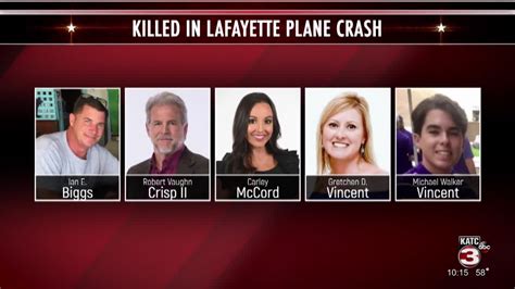 Memorial Marking Year Anniversary Of Lafayette Plane Crash