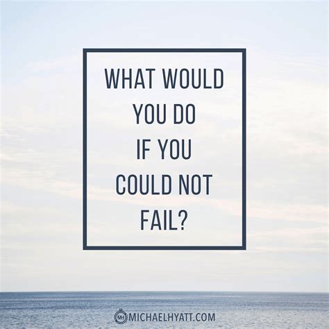 What Would You Do If You Could Not Fail