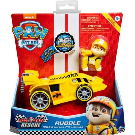 Spin Master Paw Patrol Ready Race Rescue Rubbles Race And Go Deluxe