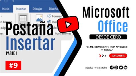 😲 PestaÑa Insertar En Word Parte 1 👏 Curso Microsoft Office Desde Cero