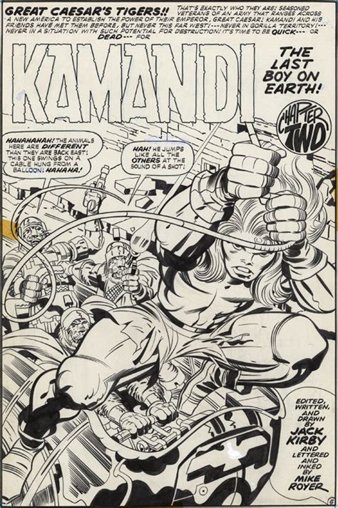 Capns Comics Kamandi 4 Page 5 By Jack Kirby