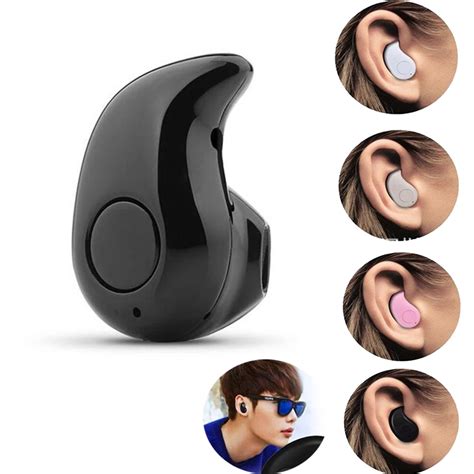S530 Mini Wireless Bluetooth Earphone 40 In Ear Earbud Headset Stealth