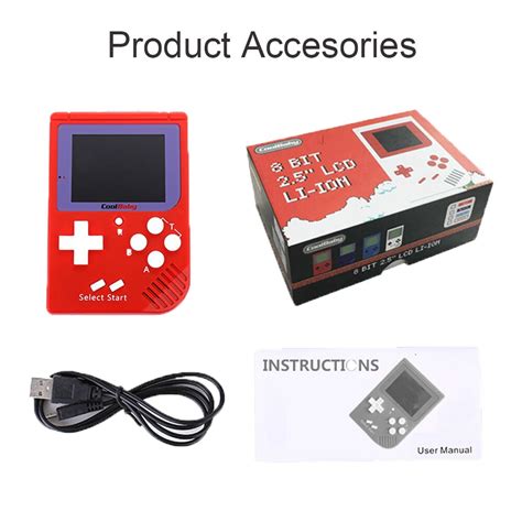 Coolbaby Mini Rs 6 Portable Retro Handheld Game Console 8 Bit 20 Inch