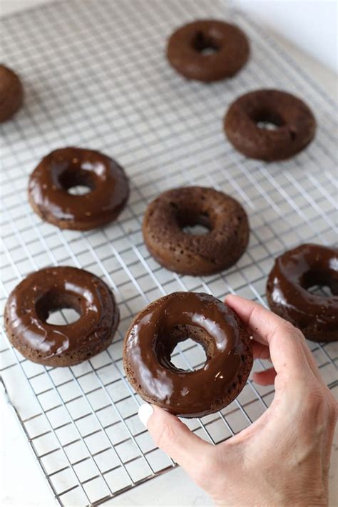 Low Carb Chocolate Frosted Donuts Mom Loves Baking
