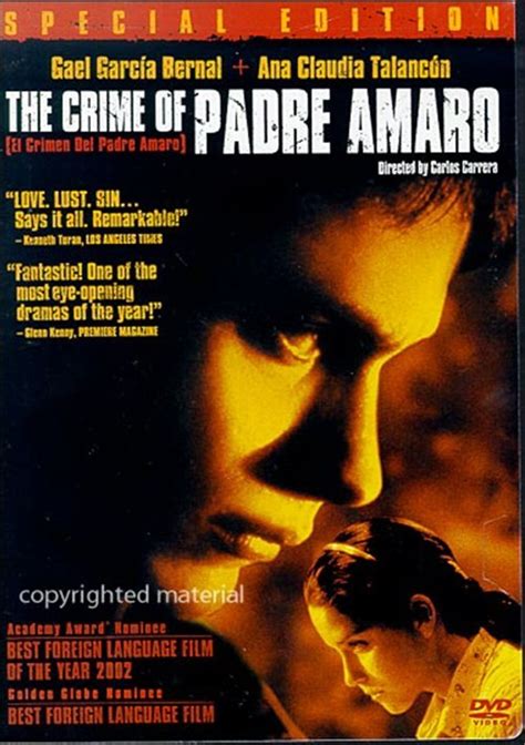 Crime Of Padre Amaro The Dvd 2002 Dvd Empire