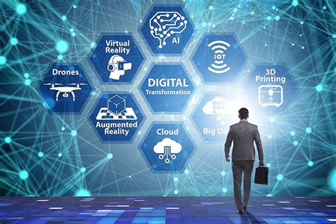 The Digital Transformation And Digitalization Technology Concept