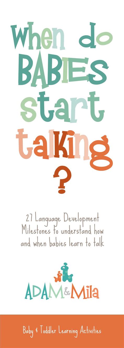 When Do Babies Start Talking 27 Speech Milestones Parents Should Track