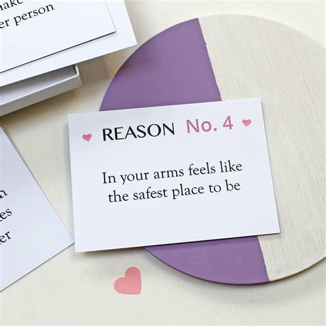 Personalised Reasons I Love You Notes By Love Give Ink