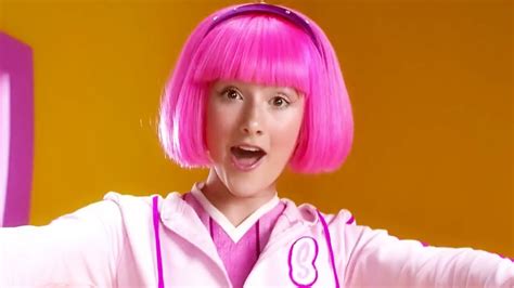 Lazy Town Sing Along With Stephanie And She Sings Techno Generation Music Video Lazy Town