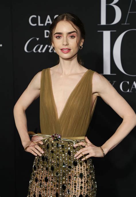 Lily Collins 2019 Harpers Bazaar Icons Party In Ny Celebmafia
