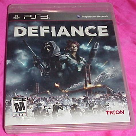 Sony Playstation 3 Ps3 Defiance Video Game W Manual Complete Ebay
