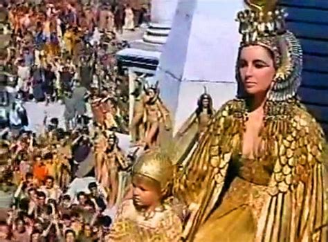 Cleopatra 1963 Entrance Into Rome 17 The First Close Up Shot Of Cleopatra And Her Son