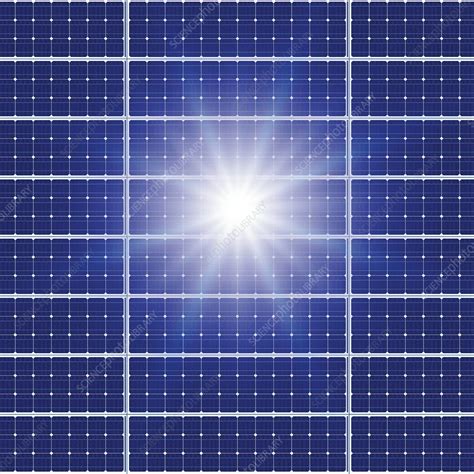 Solar Panels In The Sun Stock Image C0089942 Science Photo Library