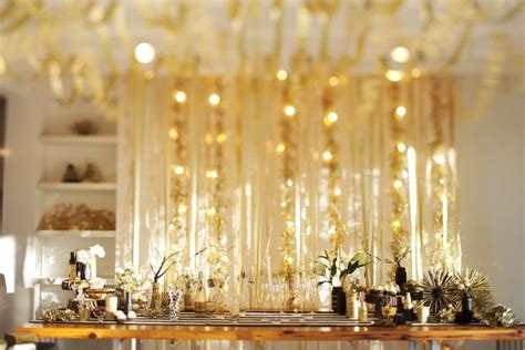 30 sparkling new year s eve diy party decorations gold rush party golden birthday parties