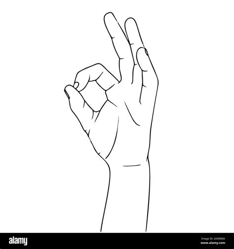 Human Hand Vector With Pointing Finger In Retro Style Hi Res Stock