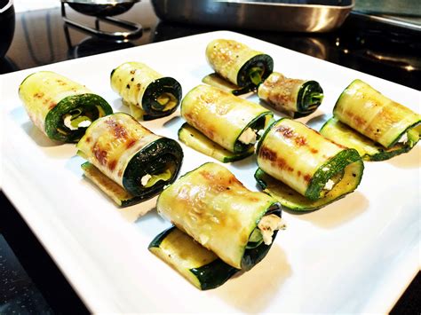 Grilled Zucchini Roll Ups The Gourmet Housewife